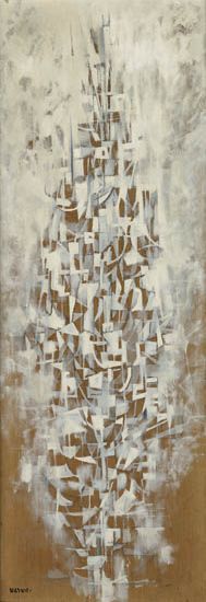 NORMAN LEWIS (1909 - 1979) Untitled (Vertical Abstraction).